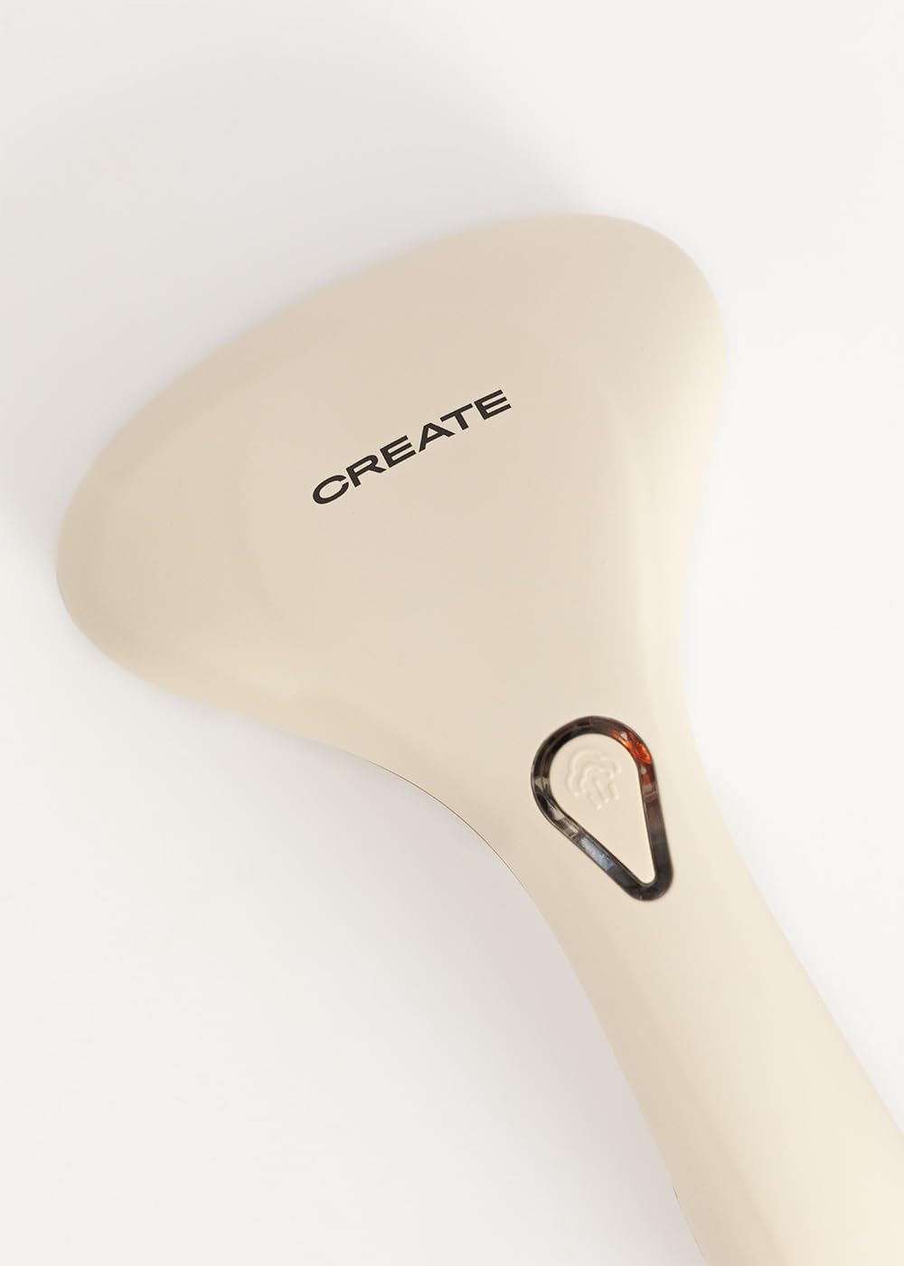 CREATE Fer à repasser à vapeur vertical de voyage blanc cassé/Chauffage rapide, facile à utiliser, pour tous les types de tissus, confortable, compact et léger, avec verrouillage de surchauffe