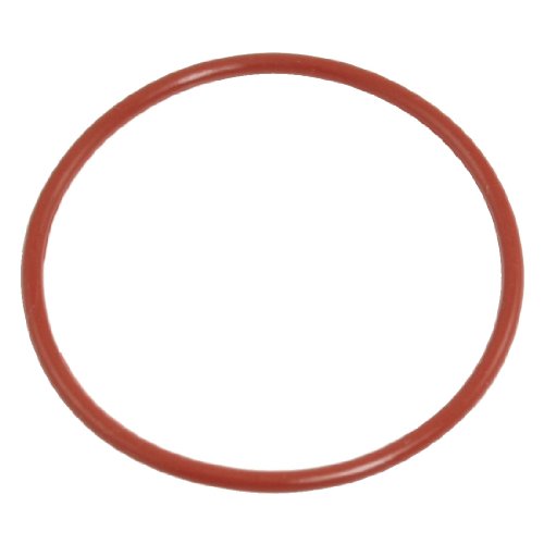 uxcell 66mm x 72mm x 3mm Brick Red Industrial Silicone O Ring Seal Gasket