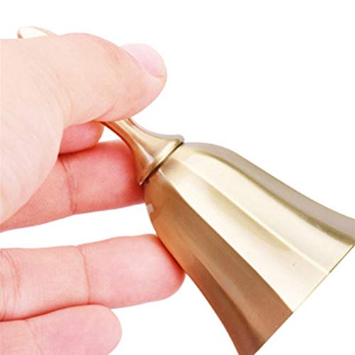 Bronze Bells Silver Hand Bell For Wedding Ringing Loud Reception Dinner Hotel Classroom For Adults Seniors Kid Counter Hall Table Loud Bells #TOP6
