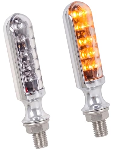 Sparkmods 10mm DC 12V Motorcycle LED Turn Signals, Universal Indicators for Motorbike, E-bike, Moped and Cruiser