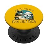 Amor en cada ola - Playa de Boca Chica PopSockets PopGrip Adhesivo