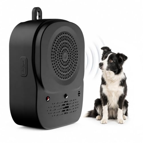 #Commissioniguadagnate<br>Dispositivo antiabbaio per Cani – Impermeabile Dispositivo di Controllo ultrasonico per Fermare Gli Abbai dei Cani vicini Scatola Ricaricabile silenziatore per Cani Esterni e Interni