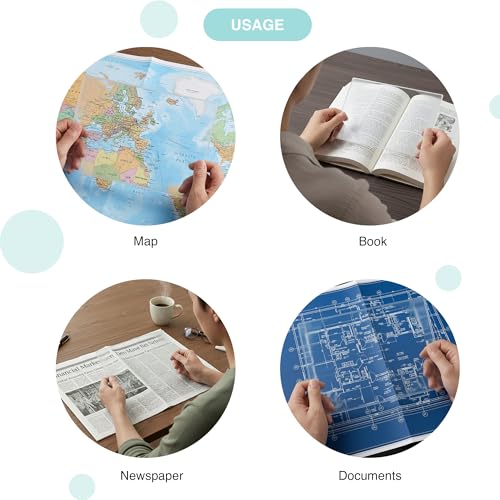 Image of oddpod 5 Pcs Big Size A4 Fresnel Lens & Flexible Plastic 3X Magnifying Sheet - Pack of 5