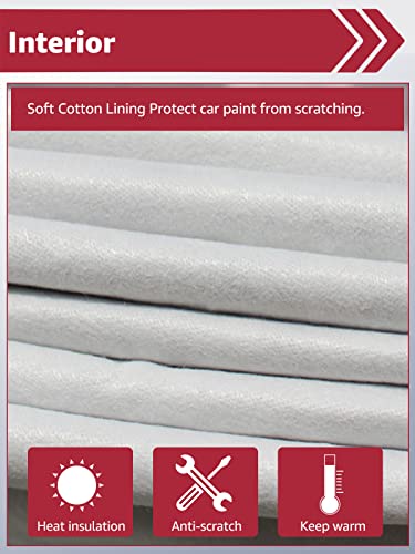 Tesfeel Car Cover For Tesla Model Y 2023-2020, All Weather Full Cover Sun Uv Rain Snow Wind Protection With 210T Oxford&Soft Cotton, Driver Side&Charge Part&Rear Trunk Opening Heavy Duty Car Cover #TOP6