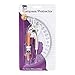 Charles Leonard Ball Bearing Compass and 6 Inch Protractor Combo Set, Metal/Clear Plastic, Assorted Colors, 1 Combo Pack (80960)