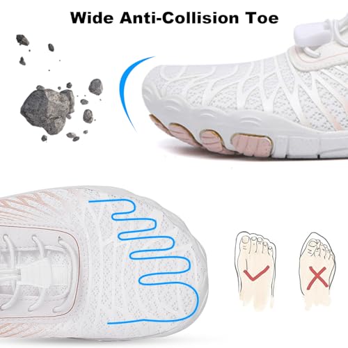 Hike Barefoot Shoes for Women Men 2025Newly Pro Water Shoes Wide Toe Box Grounded Comfort Footwear Breathable Zero Drop Footwear for Beach Pool Aqua Swim Surf Hiking Walking4
