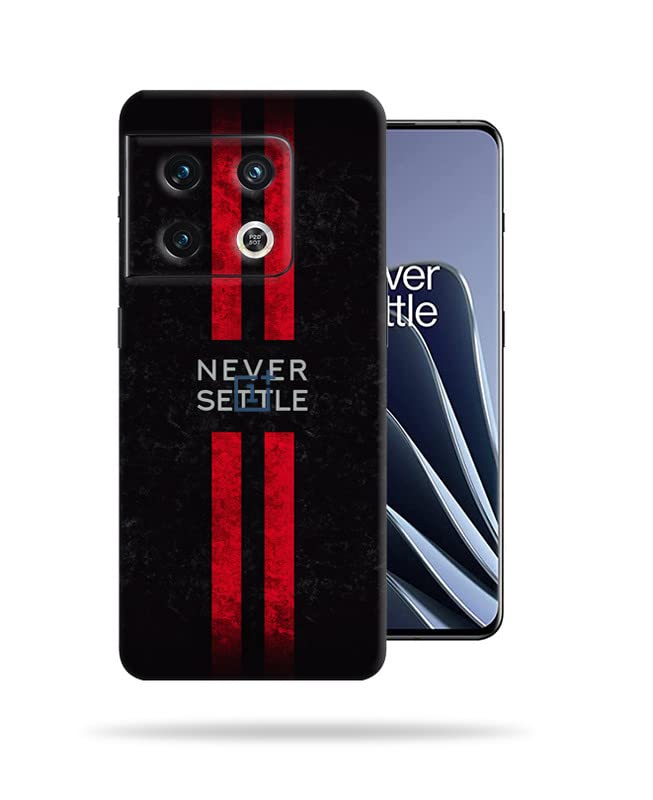 Image of Never Settle Skin Back Protector Film Ultra Thin Scratch Resistant Vinyl (Not Case and Cover) for OnePlus 10 Pro 5G