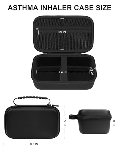 Image of Portable Asthma Inhaler Nebulizer Spacer Case for Kid and Adult, Case Only