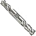 Niagara Cutter N56142 Cobalt Steel Square Nose End Mill, Weldon Shank, Uncoated (Bright) Finish, Roughing/Finishing Cut, 30-Degree, 4-Flute, 4.125" OAL, 0.438" Cut Diameter, 0.500" Shank Diameter