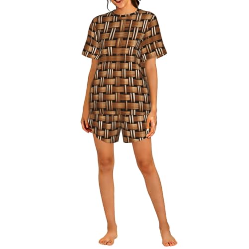 Pyjama à manches courtes pour femmes pour des matinées douces à la maison