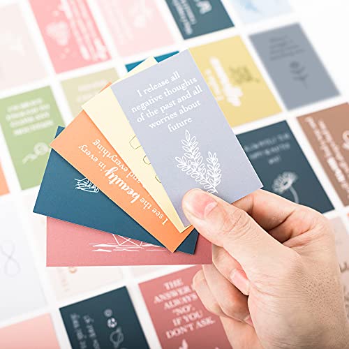 100 Affirmation Cards For Women And Men With 150+ Thought-Provoking Questions, Unique Affirmation Cards For Stress Relief, Meditation And Self Care Gift For Women And Men. #TOP4