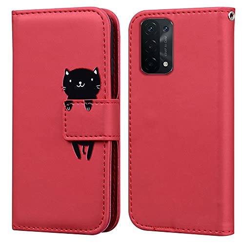 Ailisi Cover OPPO A54 5G/OPPO A74 5G, Dark Red