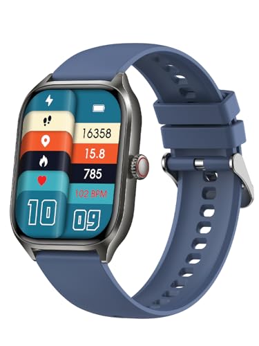 Image of TIMEX iConnect Calling Max 2.01 inch(5.1cm) Display with Functional Crown and BT Calling Smartwatch for Unisex - TWIXW1302T