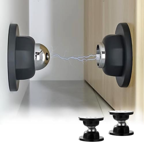 Opiniones de Topes de puerta los preferidos por los clientes. 43 GeorgeX 2 Piezas Tope de Puerta Magnético, Imanes para Puertas Aleación de Zinc Tope para Puerta con Almohadillas Autoadhesivas 3M y Tornillo de Montaje, para Familia y Oficina