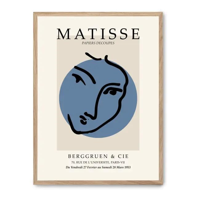 Poster Matisse art FASE5 décoration murale salon et idée cadeau design