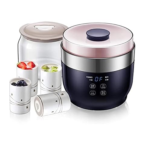 xinyawl Yoghurt Makers Greek yogurt maker Four cups yourt Multifunctional Cover