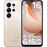 DOOGEESmart Note 56X Lite Smartphone, Android 16, 6150mAh Batteria, 12GB + 32GB/2TB TF, 6.56" HD+ 90Hz IPS, 4G Telefono Cellular offerta Smartphone, 8MP+5MP/Dual SIM/Octa Core/Face ID/GPS, Oro