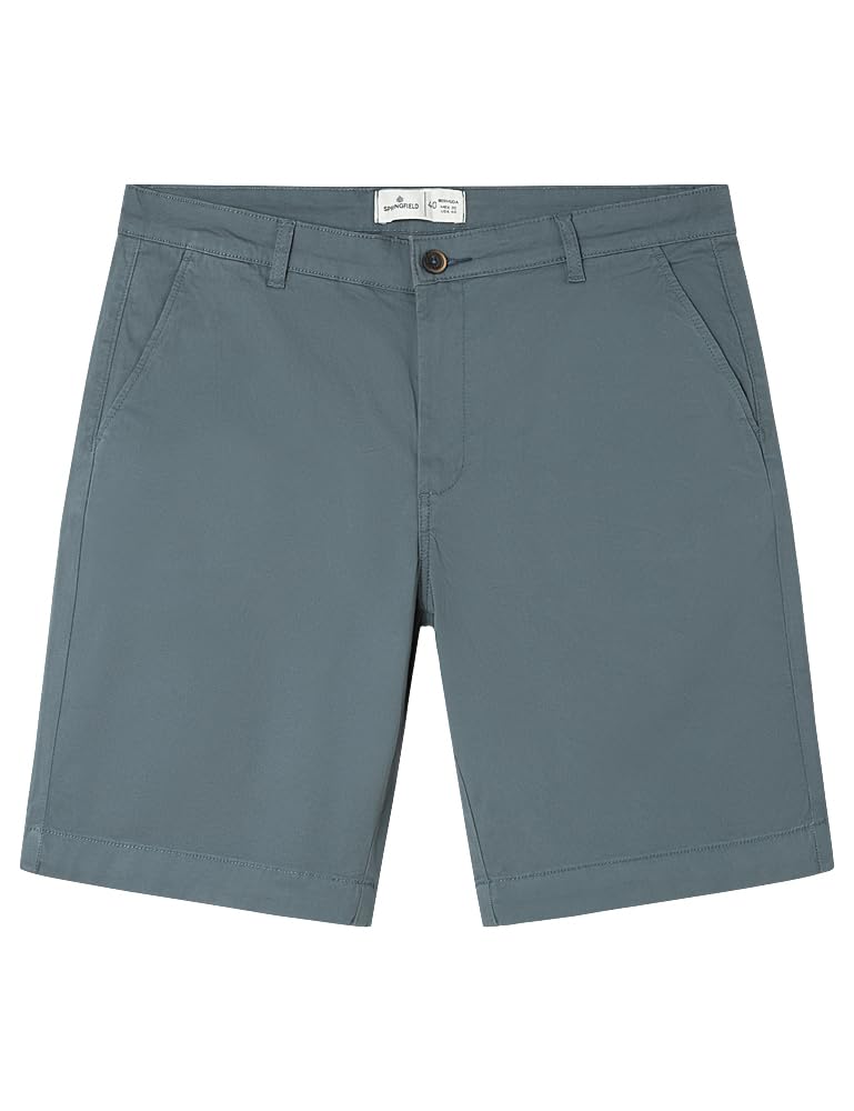 Bermuda chino basic en toile de coton premium aux finitions soignées
