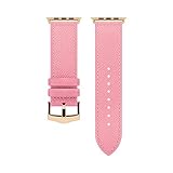 COGURE コグレ Apple Watch ヨーロピアンエンボスレザーバンド アップルウォッチ 本革バンド 38mm/40mm/41mm/42mm/44mm/45mm/49mm Ultra/8/7/6/5/4/3/2/1/SEに対応 コンパチブル レザー15色、 金具4色が選べる