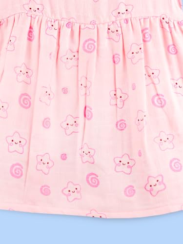 Image of Kidbea Bamboo Cotton Baby Girl Dress, Sleeveless Casual Wear Girls Frock