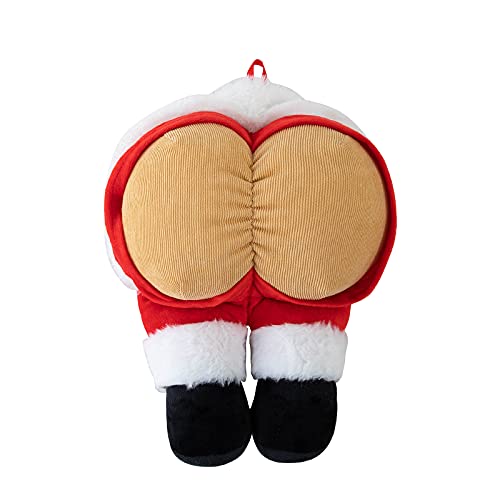 Coussin en forme de fesses de Père Noël, décoration à suspendre à un sapin de Noël Cover