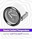 Flaconi Auto Wassertemperaturanzeige,Temperaturanzeige Auto,2 LED Wassertemperatur Messgerät,40 ℃-120 ℃ Auto Digital LED Wassertemperatur Sensor,Universell Passend für die Meisten Autos oder Motoren