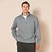 Amazon Essentials Men's Long-Sleeve Quarter-Zip Pullover Fleece Sweatshirt, Midweight, Medium Grey Heather, Medium