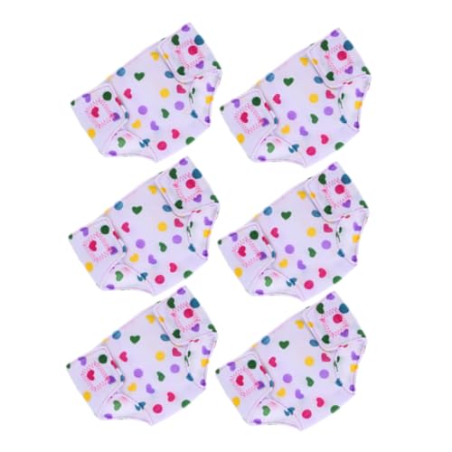 JUMPLAWN 6 Piezas Ajustables Reutilizables para Muñecas de Ropa Interior para Muñecas Accesorios de Vestir para Simulación