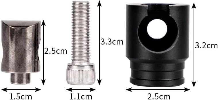 2pc Archery Stabilizer Quick Release Balance Rod Adapter Quick Disconnect Mount Bow Hunting Shooting Accessories