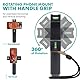 Movo iVlogger-PRO Vlogging-Kit für iPhone/Android – YouTube-Starter-Kit für Content Creator – Zubehör: Handy-Stativ, Handy-Halterung, RGB-Licht und VXR10 Richtmikrofon