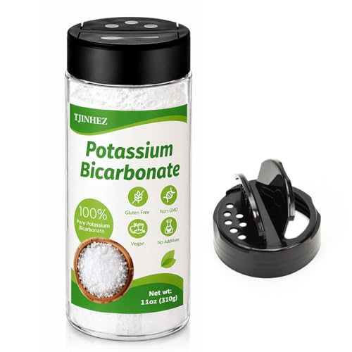 Potassium Bicarbonate 11oz 100% Pure Food Grade Potassium Powder | Potassium Carbonate for Baking Plants Cakes Cookies Wine Making & Leavening Agent