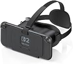 VR Headset for Nintendo Switch 2 (2025), Switch 2 Virtual Reality VR Glasses with Adjustable HD Lenses and Comfortable Head Strap, Labo VR Kit for Switch 2 Accessories, Black