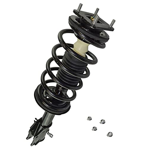 Image of TRQ Front and Rear Complete Strut Assembly & Shock Absorber Kit Complete Strut & Coil Spring Assembly Compatible with 2007-2015 Mazda CX-9