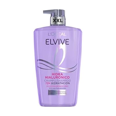 L Oreal Paris - L Oréal Paris Elvive Hidra Hialurónico Champú 72h de Hidratación 1L