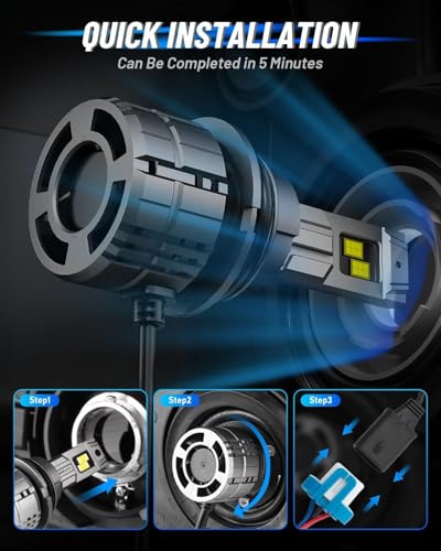 Image of NOVSIGHT 9007 Fog Bulbs 88000LM, 900% Ultra Bright 9007 Fog Bulbs, Pack of 2