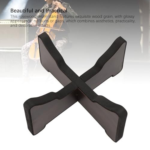 Keenso Soporte de Tambor Etéreo de Madera, Soporte Plegable para Tambor Lengüeta, Estante para Almacenamiento de Handpan para Adultos y Profesionales (Pequeño para tambor de 6-8 pulgadas) miniatura 6