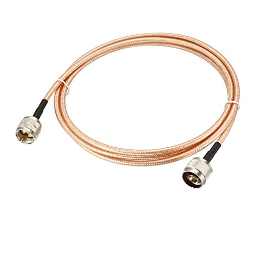 Câble coaxial mâle PL259 vers N RG400 double blindage anti-perte