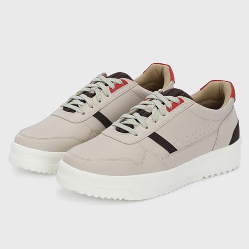 Image of Cruiser Mens Sneakers | Casual Shoes | Cone Heel Lace-Up Sneakers for a Unique Look |Experience Comfort & Style with Soft Cushioned Insole | Trendy Lace-Up Design Sneaker (2565)