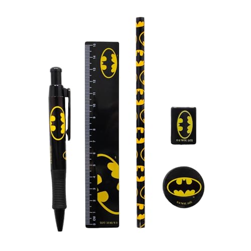 Conjunto de papelaria Batman