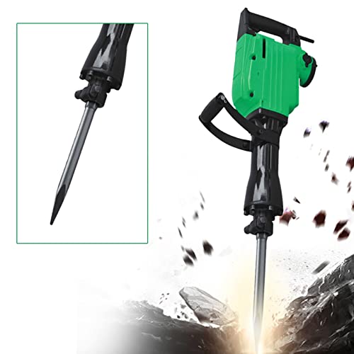 Abbruchhammer 1500W Bohrhammer aus Aluminium Hochleistungs Betonbrecher Zum Brechen, Meißeln, Graben und Abrichten – Bild 3