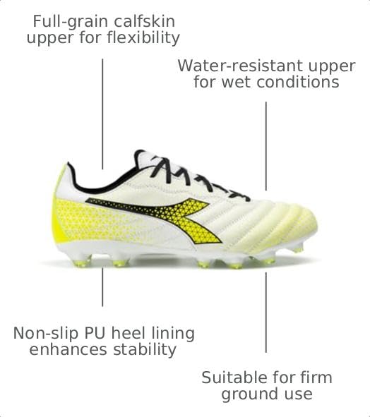 Image of Diadora Mens Brasil Elite 2 Lightweight Lp12 Soccer Cleats Cleated