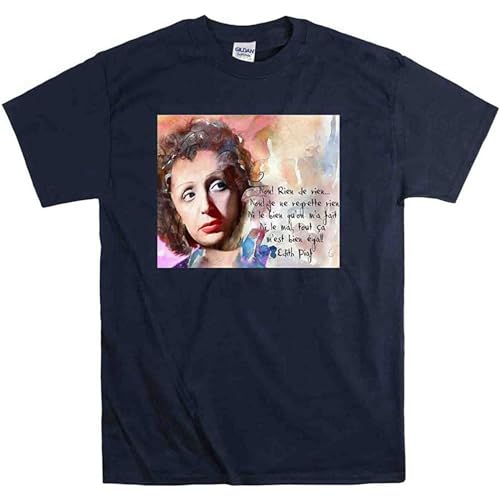 Photo de DUOduoAi Édith Piaf Ith Piaf French Tshirt Singer T Shirt Men Tshirt Size XXL
