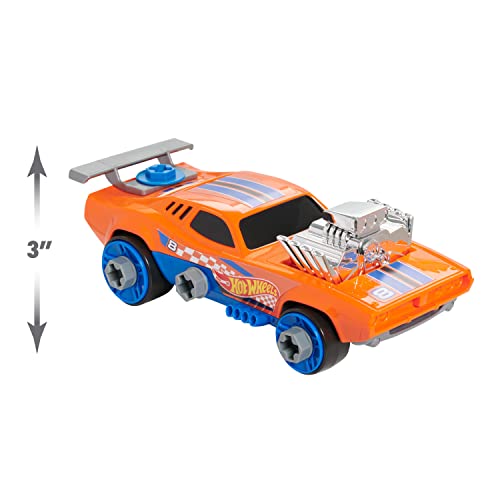 image for Hot Wheels Ready-to-Race Car Builder Set Rodger Dodger, 29-piece Prete