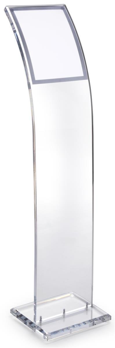 MaxGear 6-Pack Acrylic Sign Holders – 4x6 Inch Clear Tabletop Display Stands, Double-Sided, For Menus, Cards, Photos