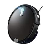 【Integral limpieza ayudante】 Integral potente robot aspirador, fácil acceso a la cocina, cada rincón de la habitación y el salón, incluso debajo de la cama, un sofá y una silla puede eliminar fácilmente el pelo, la suciedad y las manchas, para darle un hogar limpio.