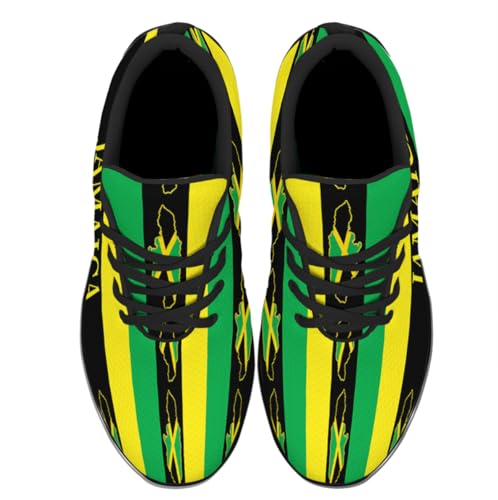 Jamaica Flag Tennis Shoes Casual Walking Shoes Men Women Running Sneakers2