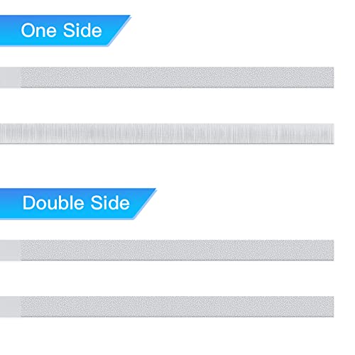 annhua teeth sanding strip 4 mm med grit dental sanding strips with uniform particle reusable stainless steel dental abrasive strips for dentists braces polishing - one side12 pcs