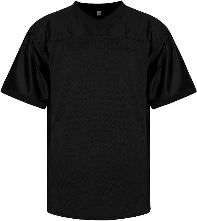 RE-HUO Blank Mesh Practice T-Shirt Hip Hop Sports Jersey