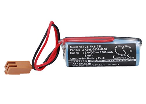 Batterie 2000mAh pour FANUC CNC 16/18-B et Power Mate par TECHTEK - 6