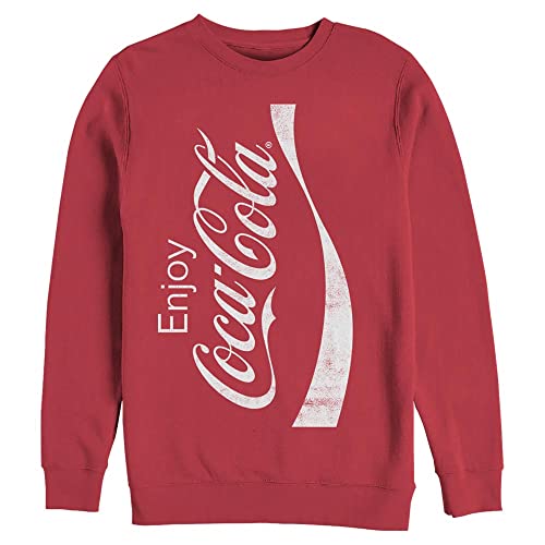 Coca-Cola Men's Canned Pullover Crew Fleece